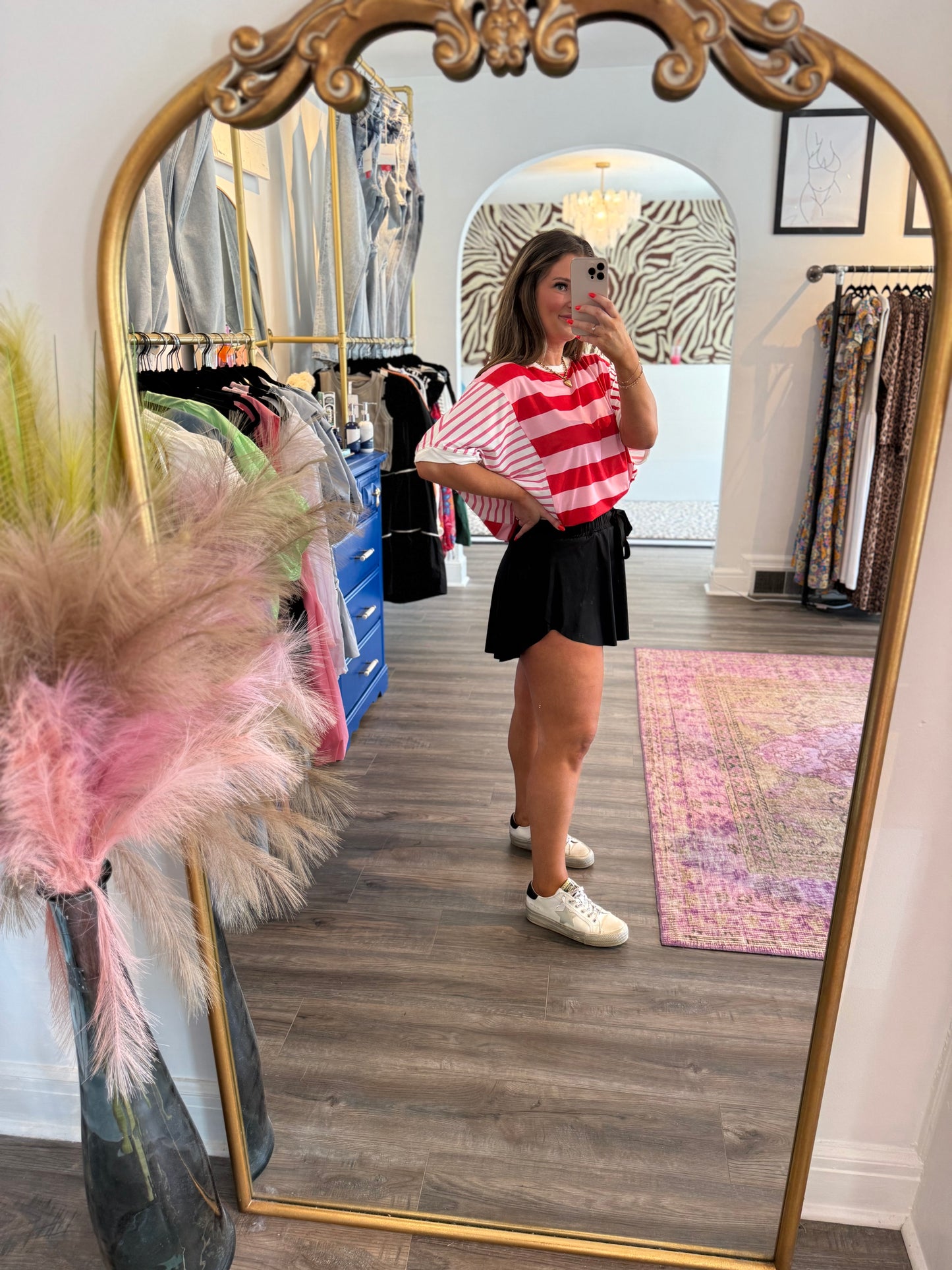 Shayla Top - White Flamingo