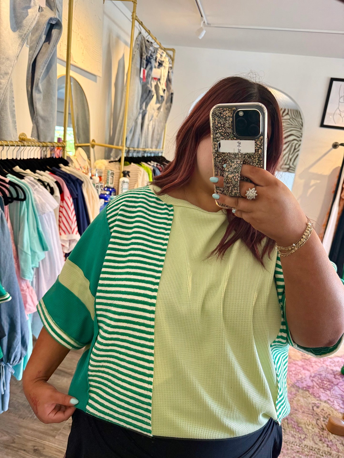 Ariana Top - White Flamingo