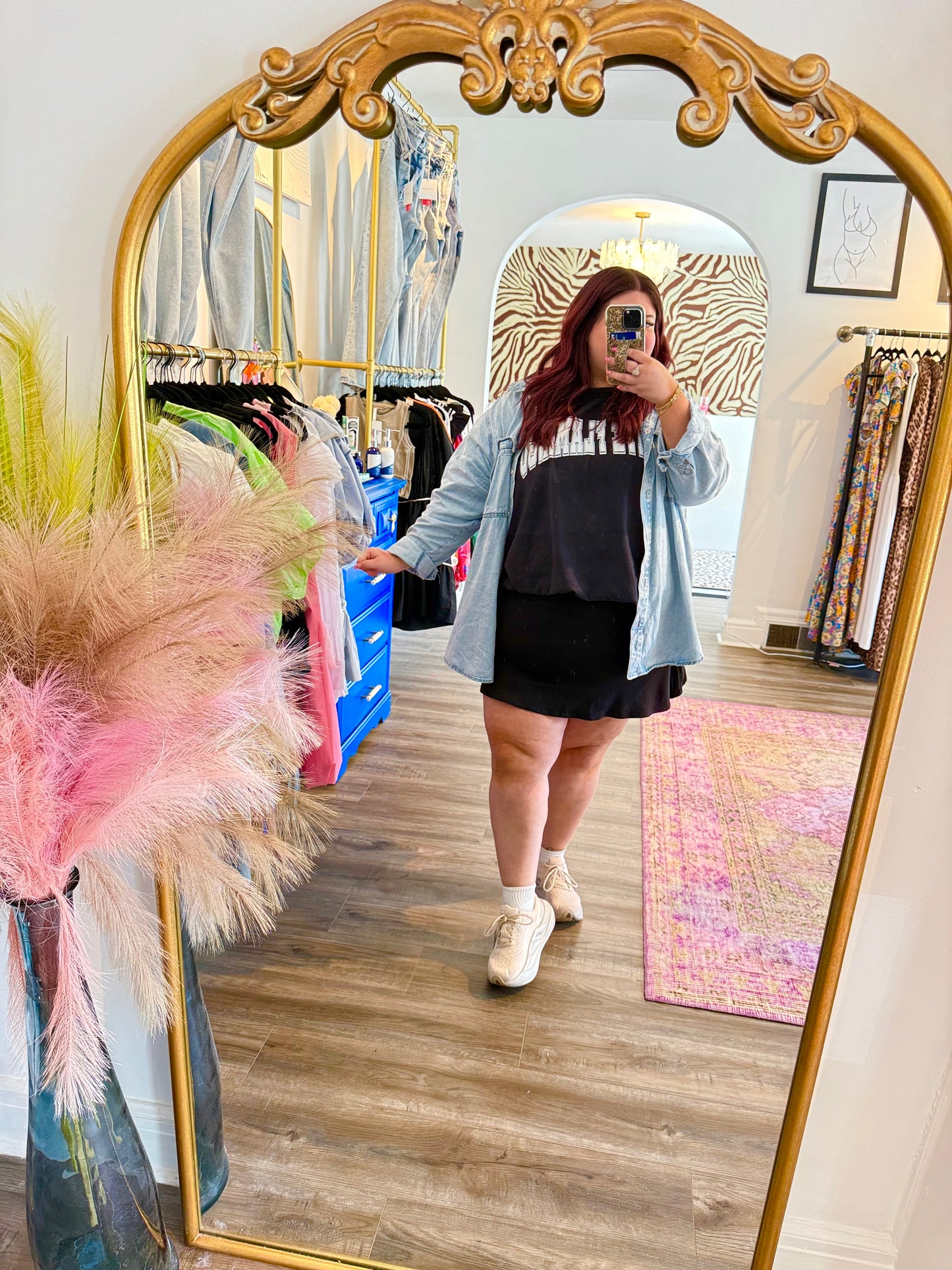 Hannah Skort - White Flamingo