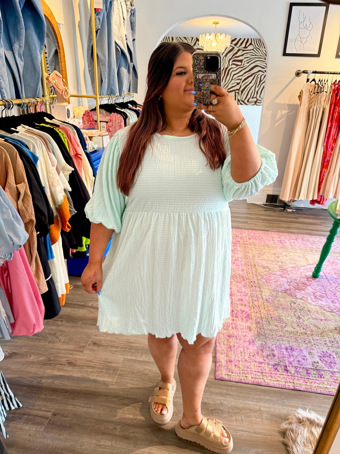 Sweet Blueberry Dress Blue