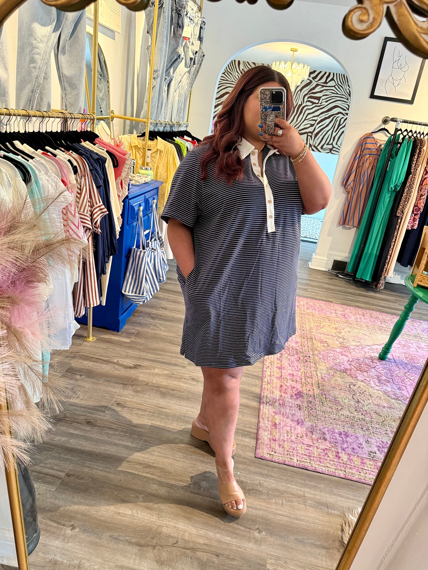 Skyline Navy Dress