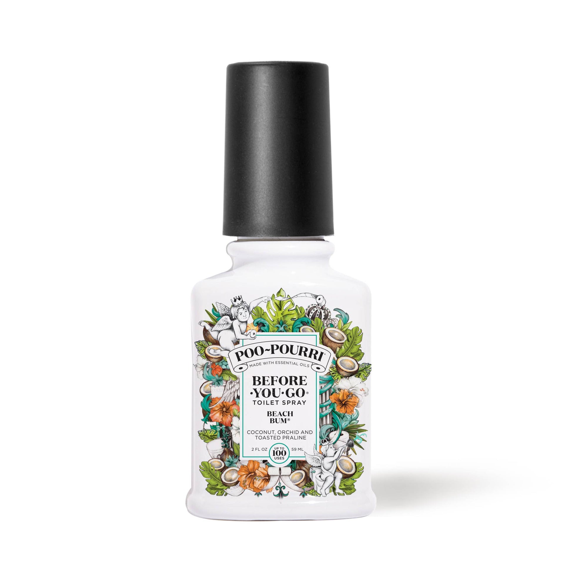 Poo~Pourri Beach Bum - White Flamingo