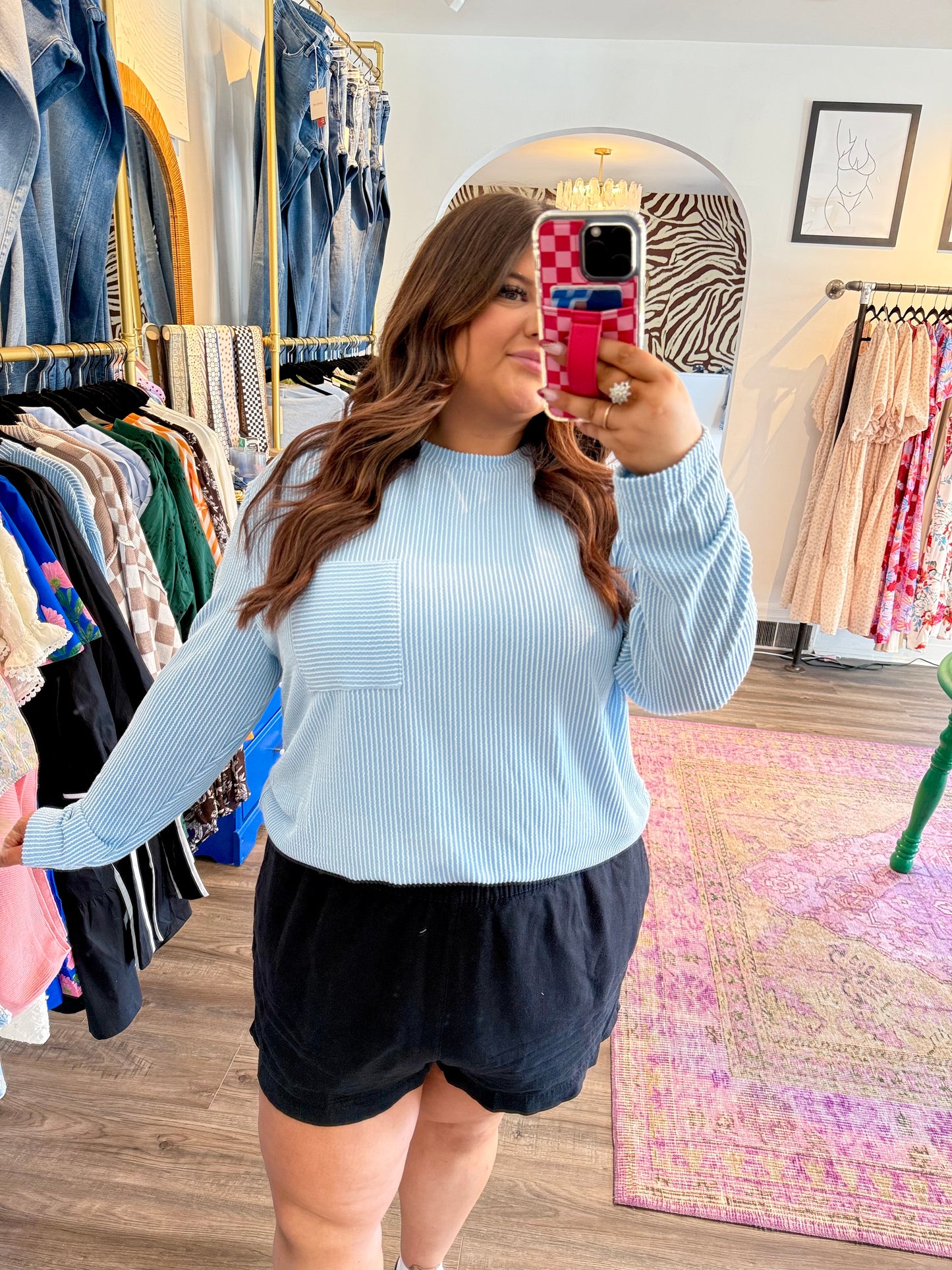 Burning Blue Top