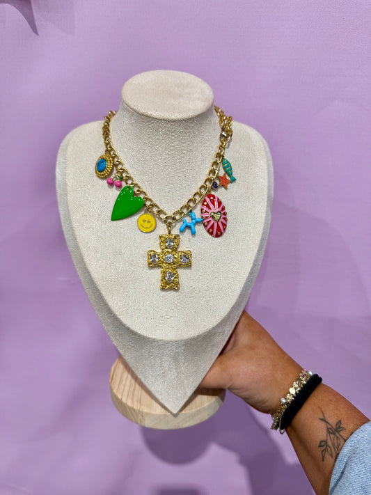 Custom Charm Necklace (9 charms)