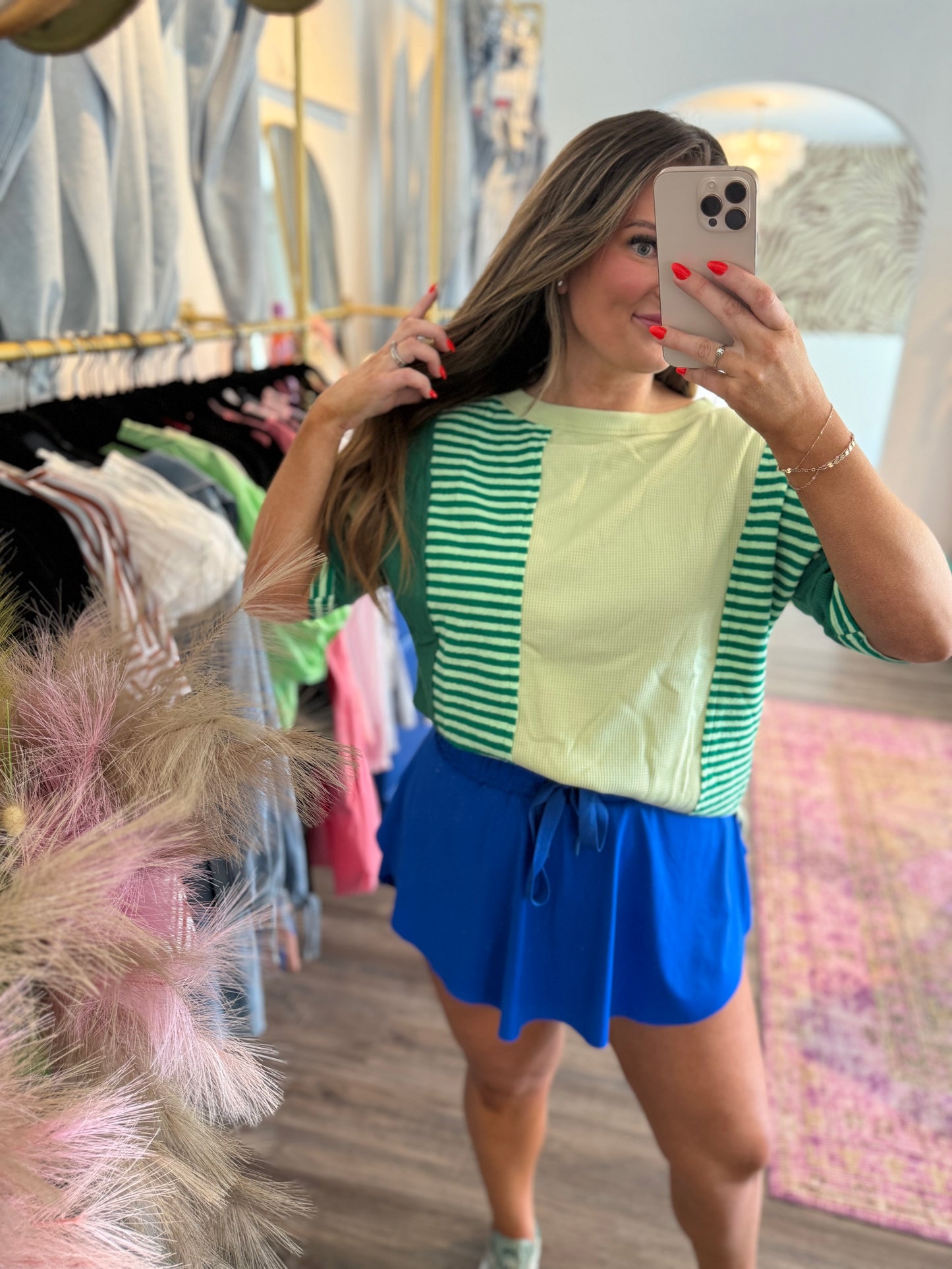 Ariana Top - White Flamingo
