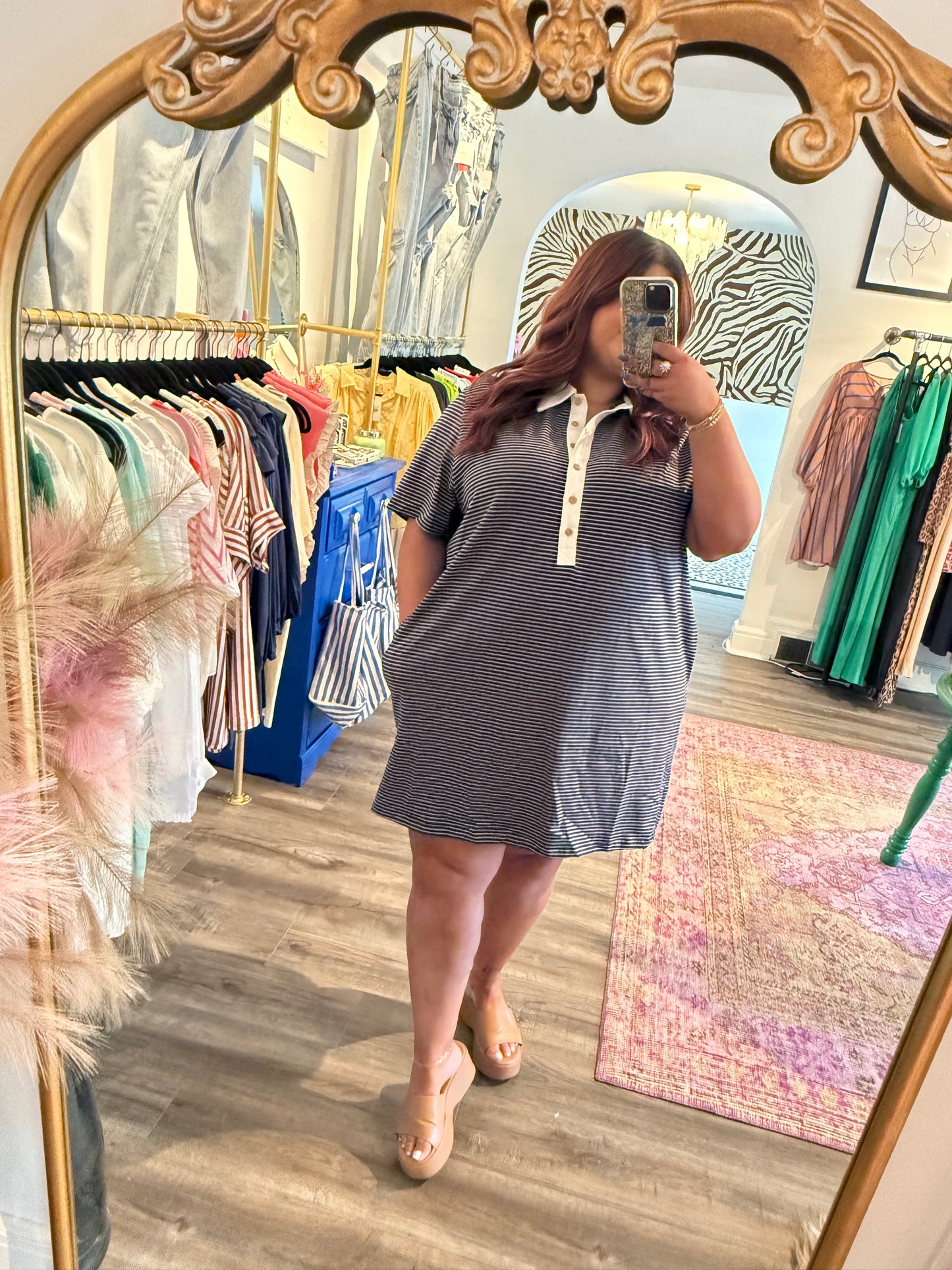 Skyline Navy Dress