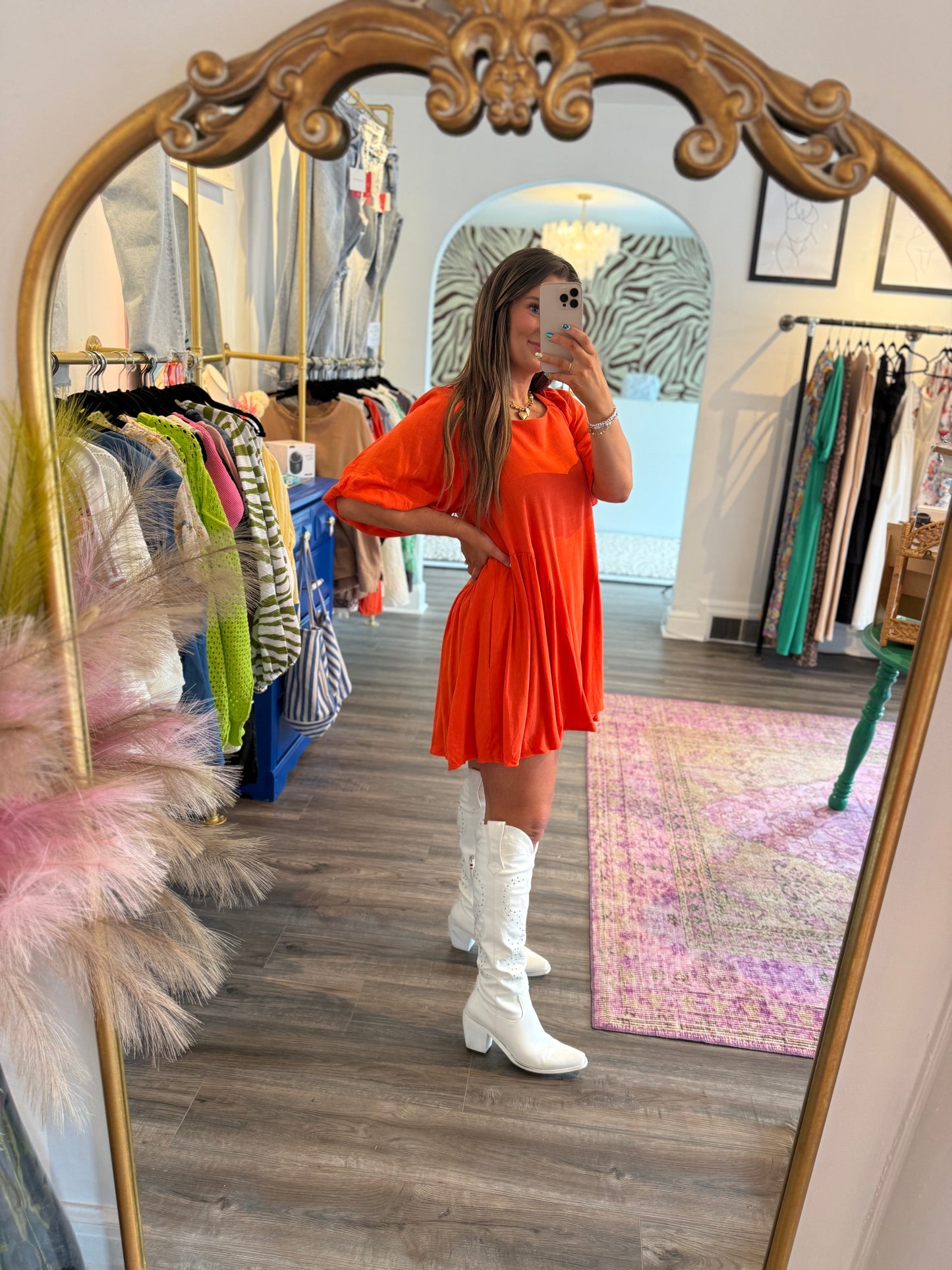 Orange Bellini Dress