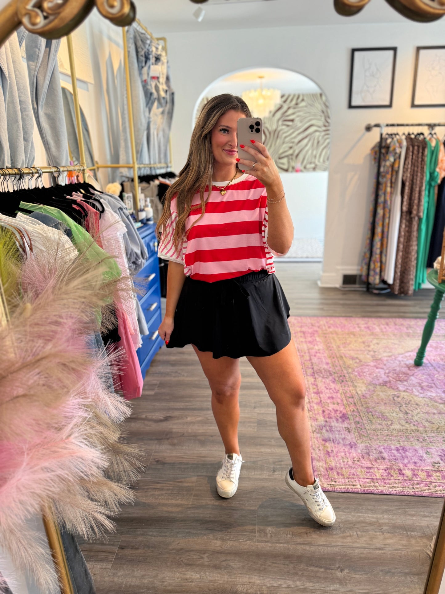 Shayla Top - White Flamingo