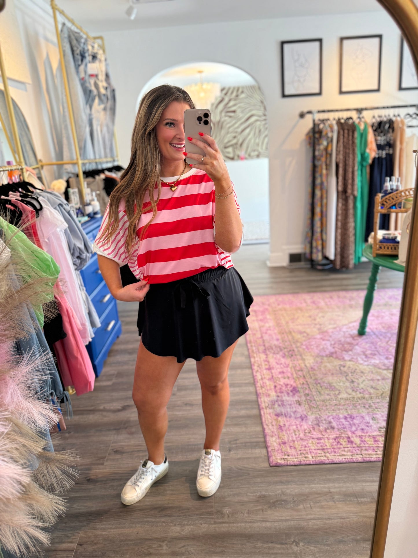 Shayla Top - White Flamingo