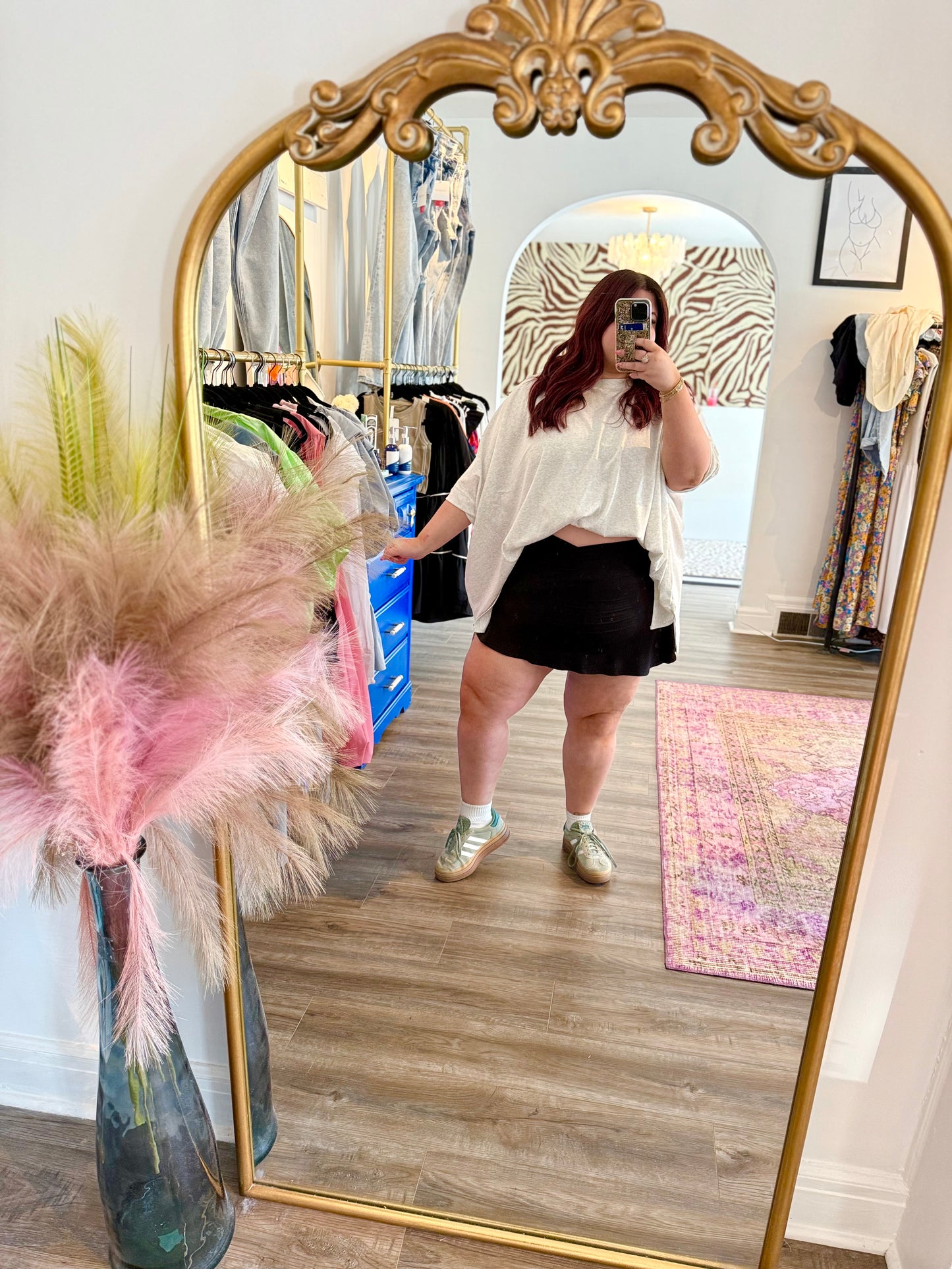 Hannah Skort - White Flamingo
