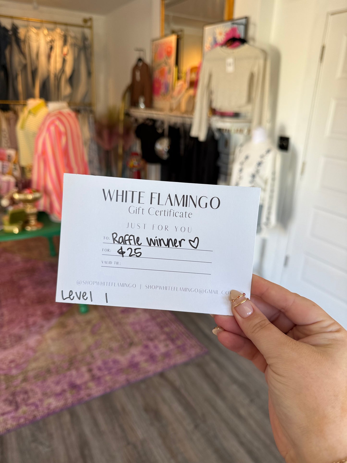 HANNAH'S RAFFLE
