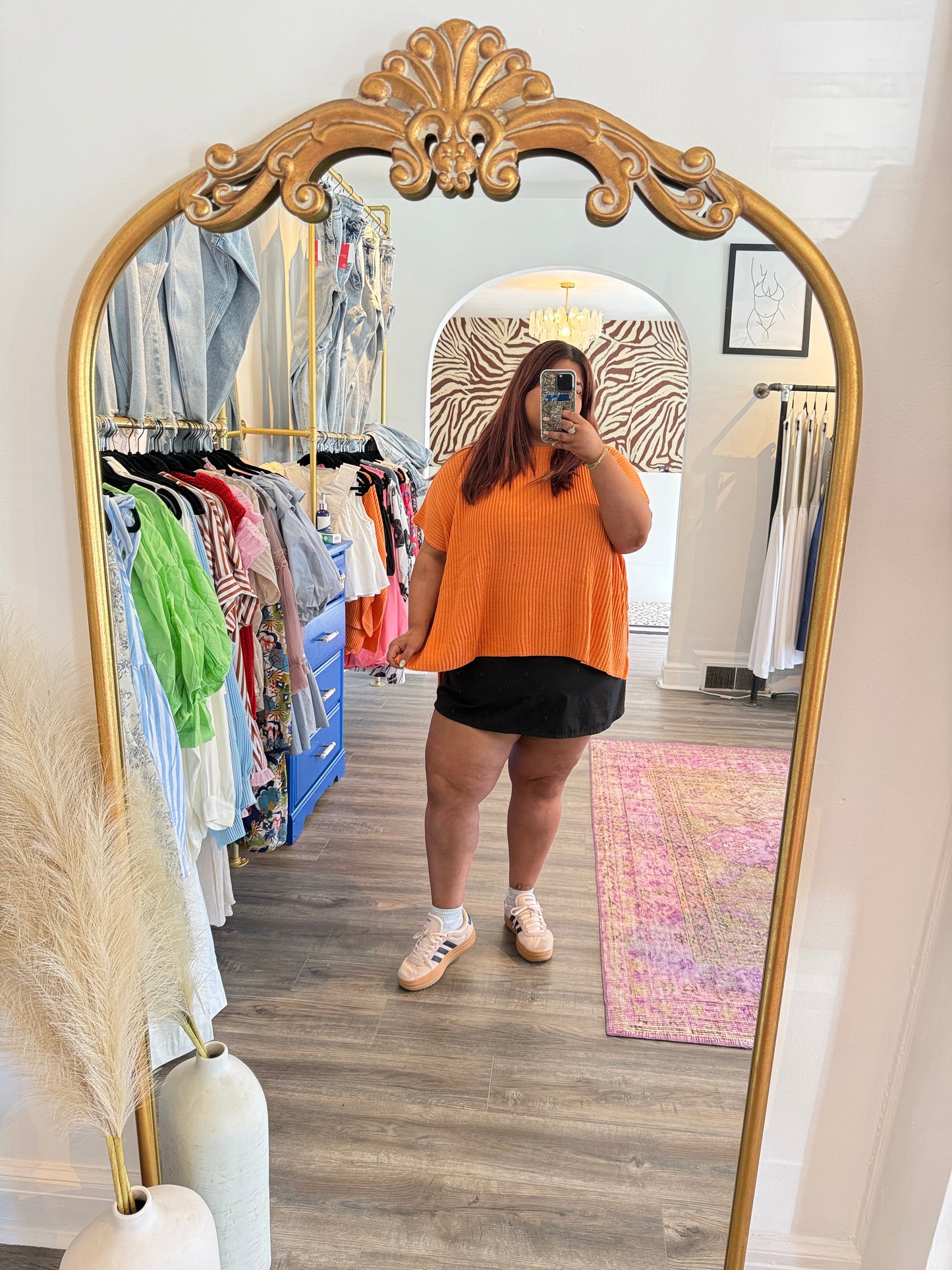 Sophia Top Orange - White Flamingo