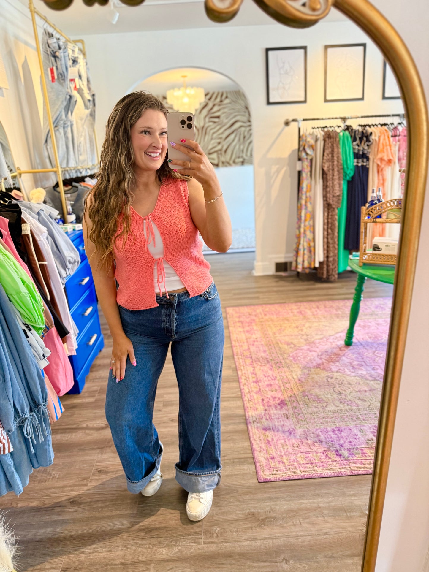 Avery Top Red - White Flamingo
