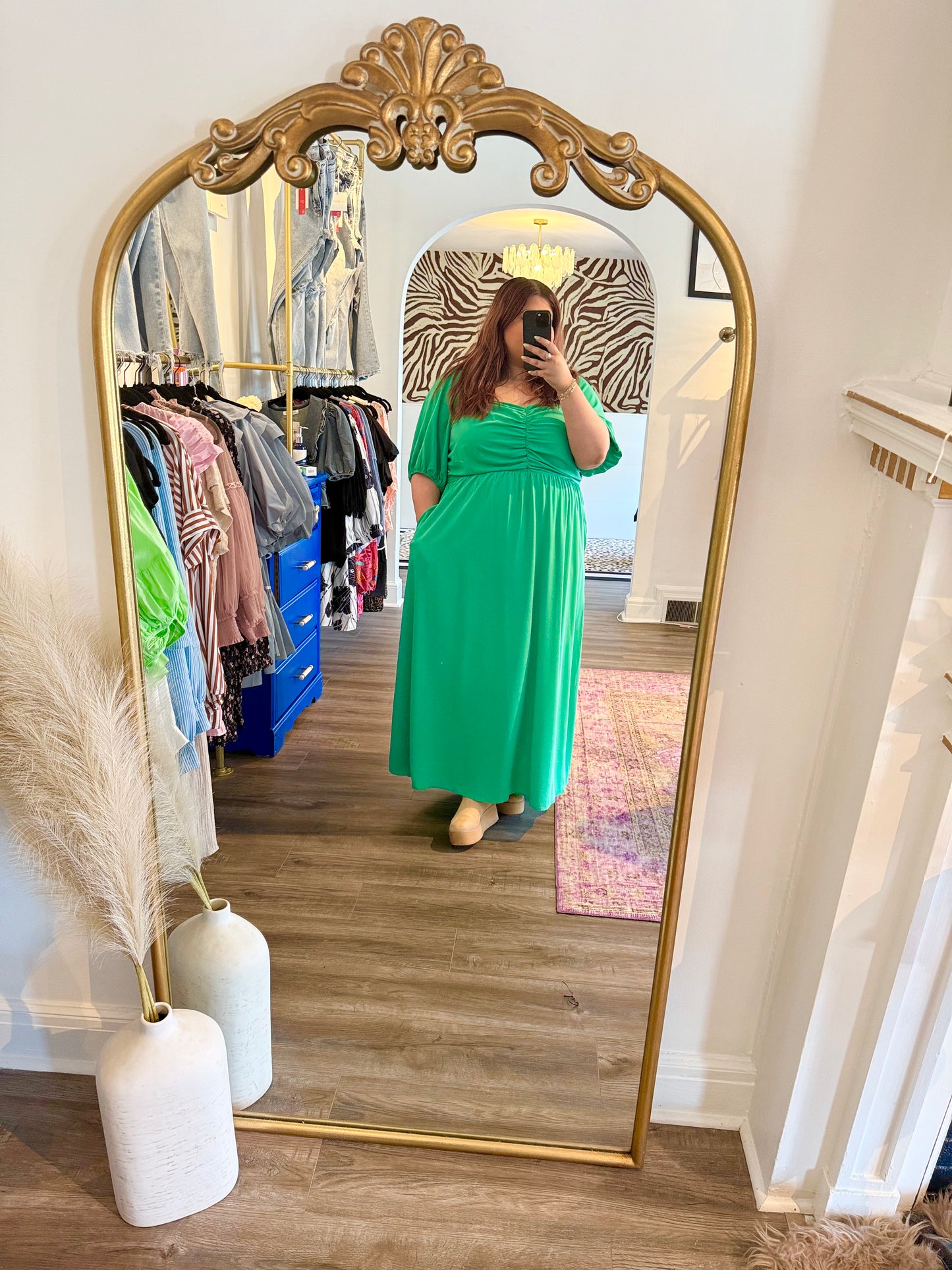 Margie Dress - White Flamingo