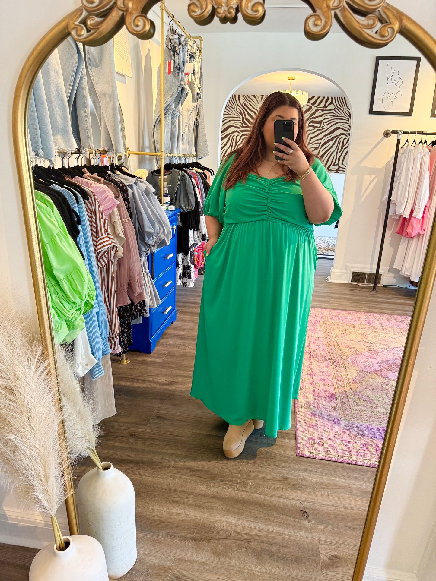 Margie Dress - White Flamingo