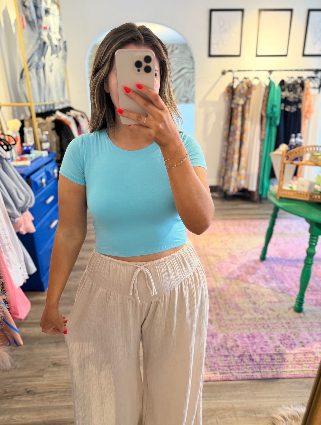Bunny Baby Tee - White Flamingo