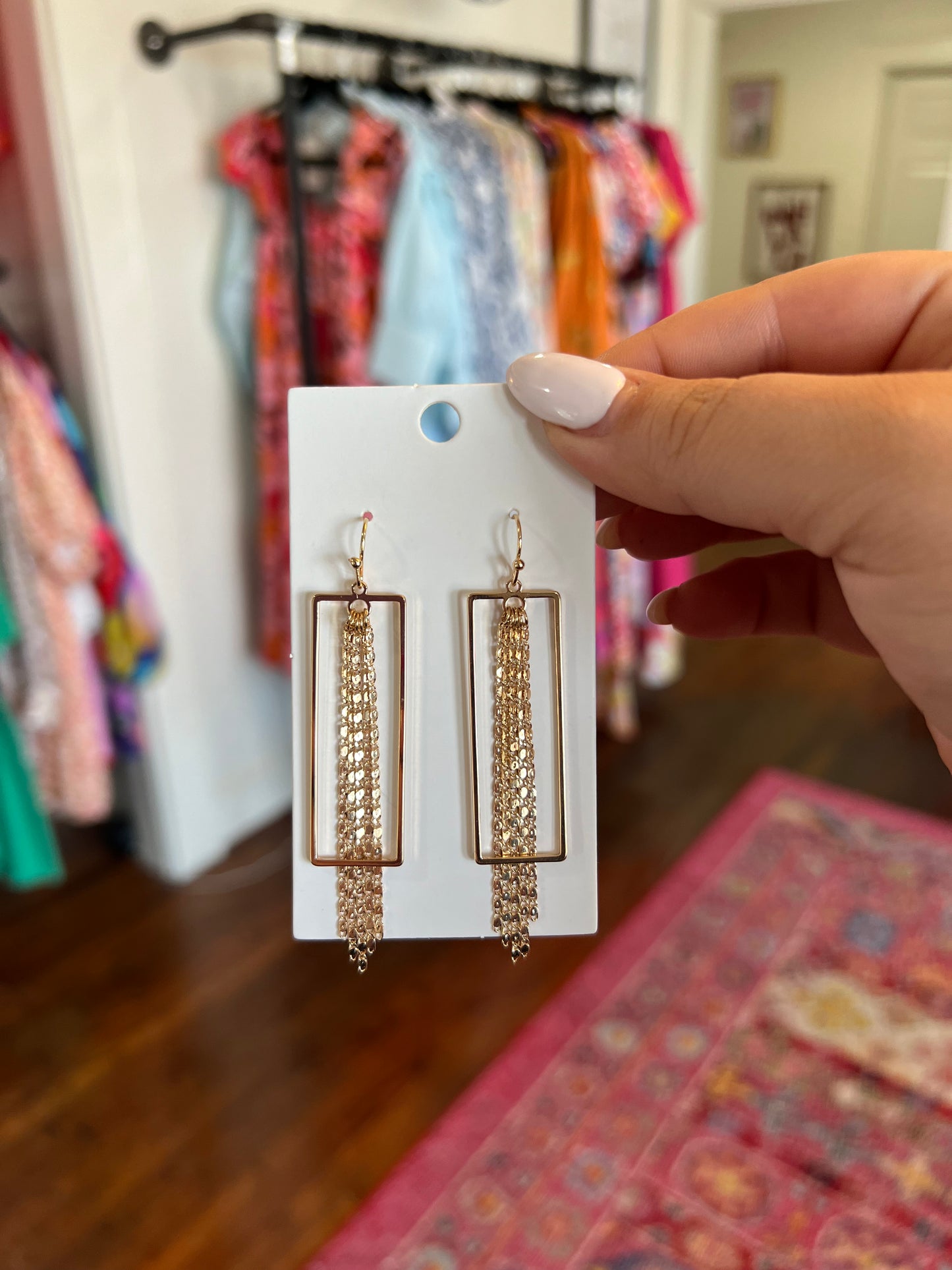 Robert Earrings - White Flamingo