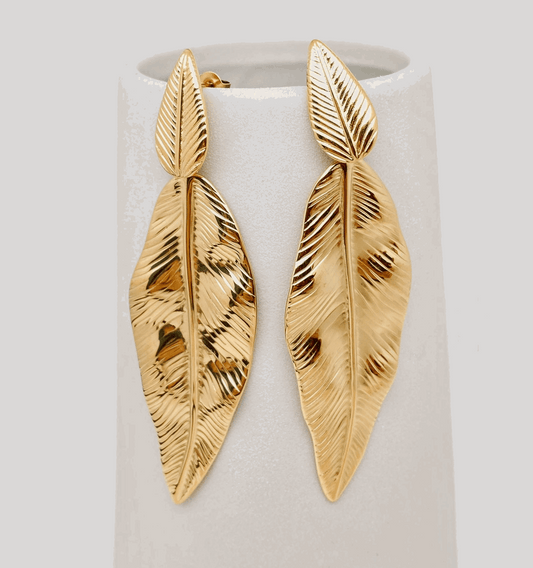 Morgan Earrings - White Flamingo