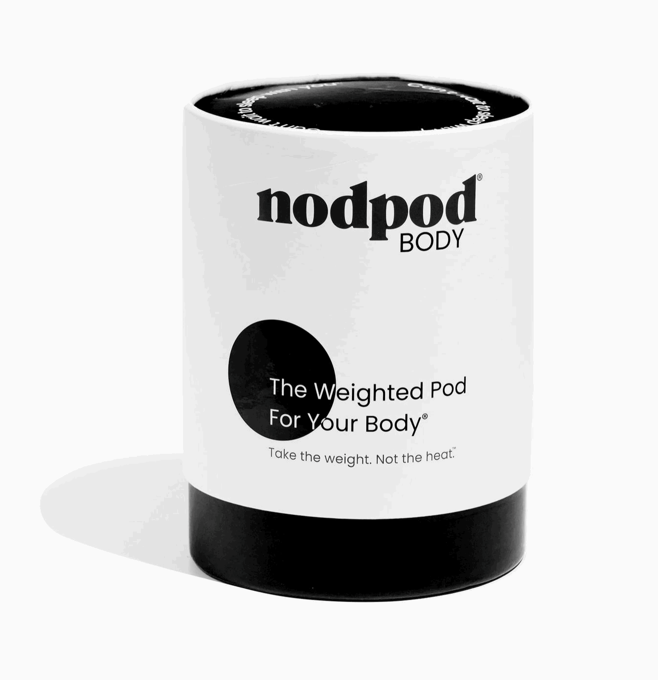 NodPod Onyx Body Weighted Blanket - White Flamingo