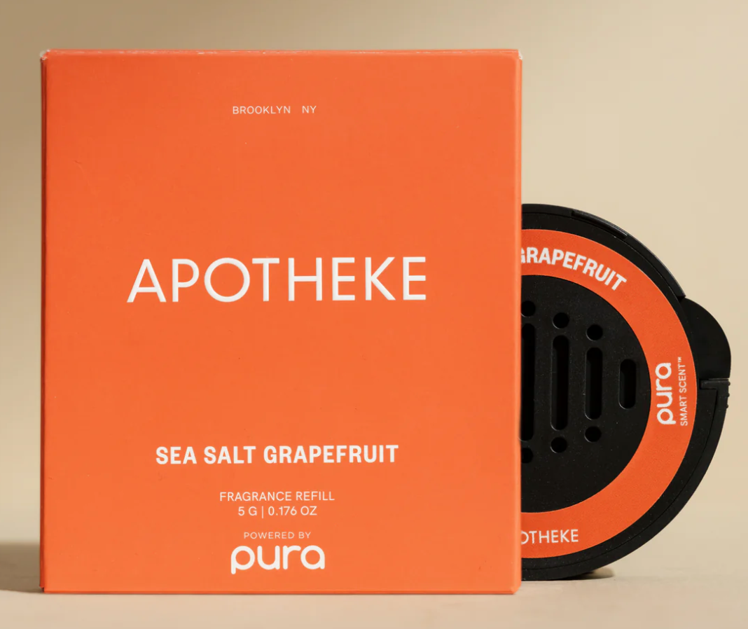 Sea Salt Grapefruit Car Scent - White Flamingo