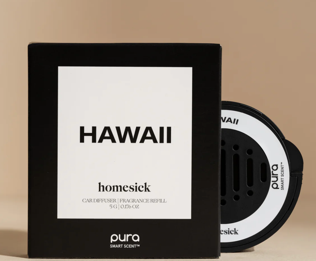 Homesick Hawaii Scent Pura Car Scent - White Flamingo