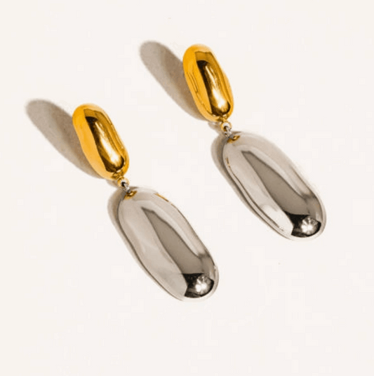 Saddie Earrings - White Flamingo