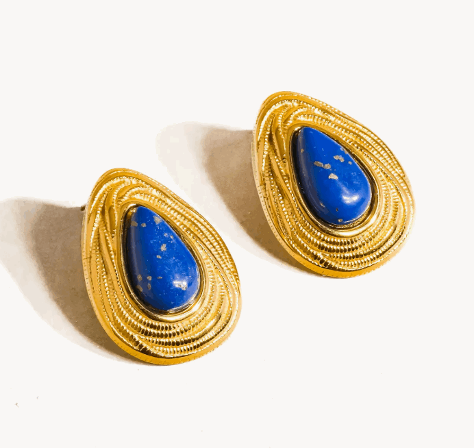 August Earrings - White Flamingo