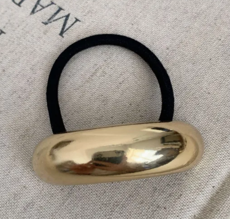 Gold Metal Hair Ties