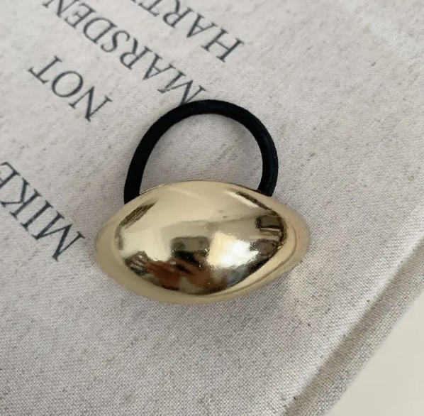 Gold Metal Hair Ties