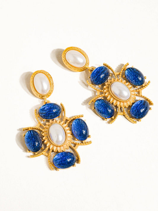 Phoenix Earrings - White Flamingo