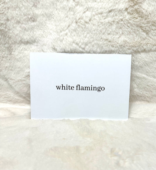 White Flamingo Giftcard - White Flamingo