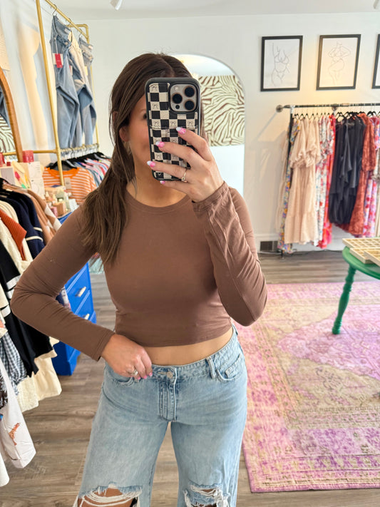 Bev Basic Brown Top