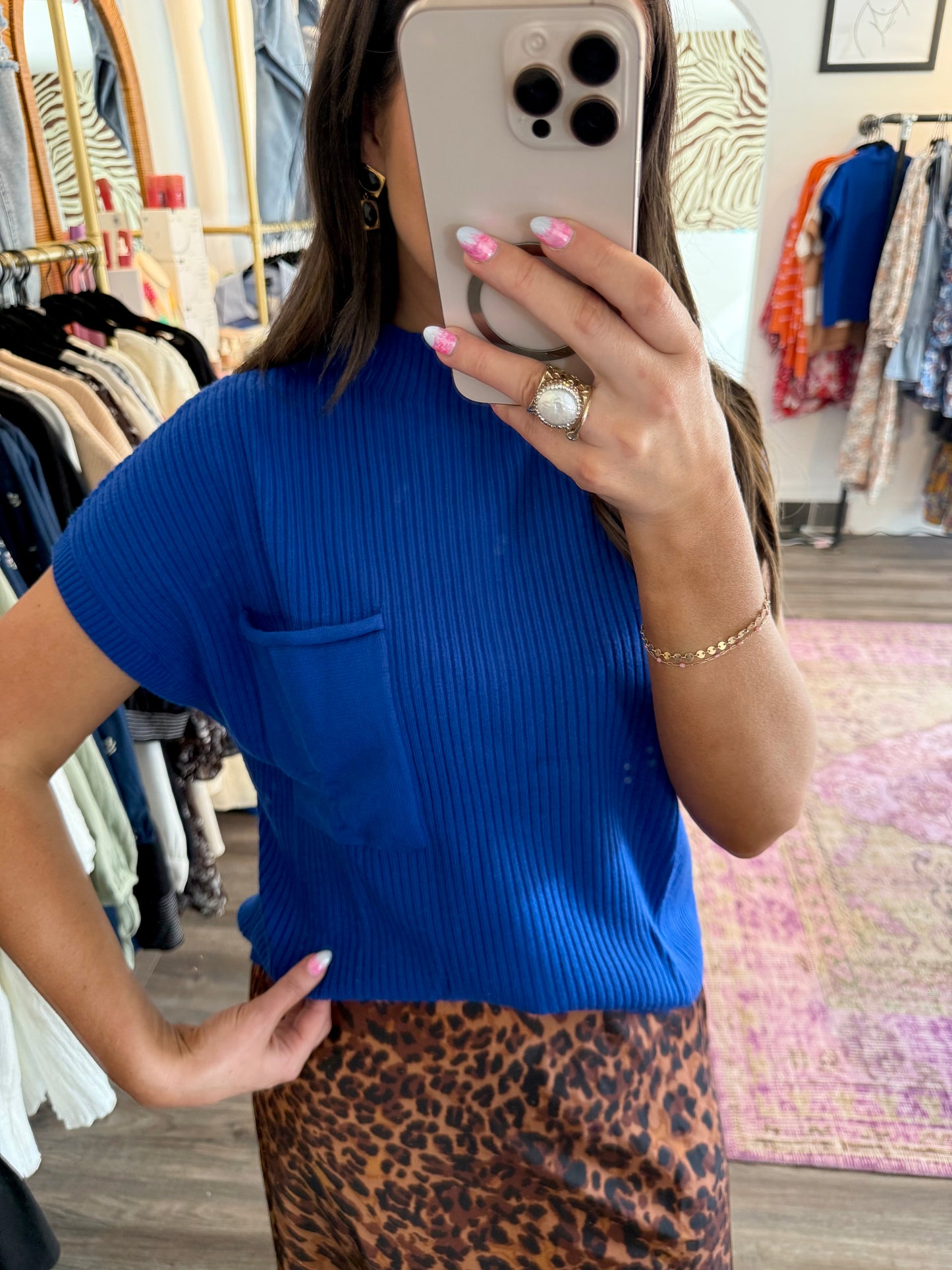Ginny Top Blue