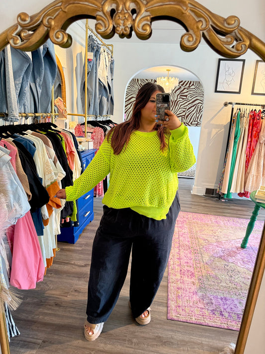 Limeade Knit Top