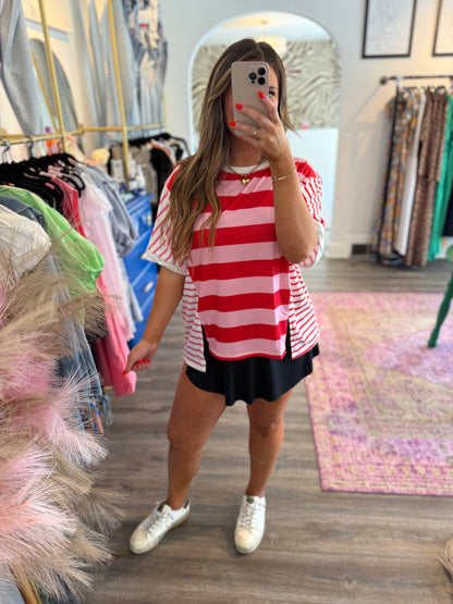 Shayla Top - White Flamingo