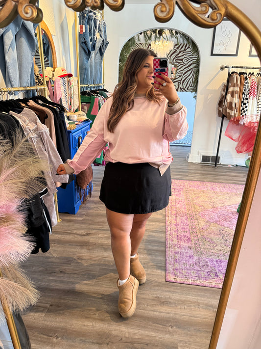 Powder Pink Pullover