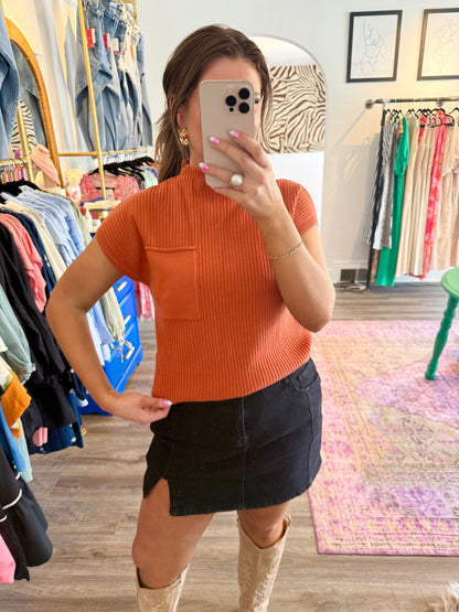 Ginny Top Rust