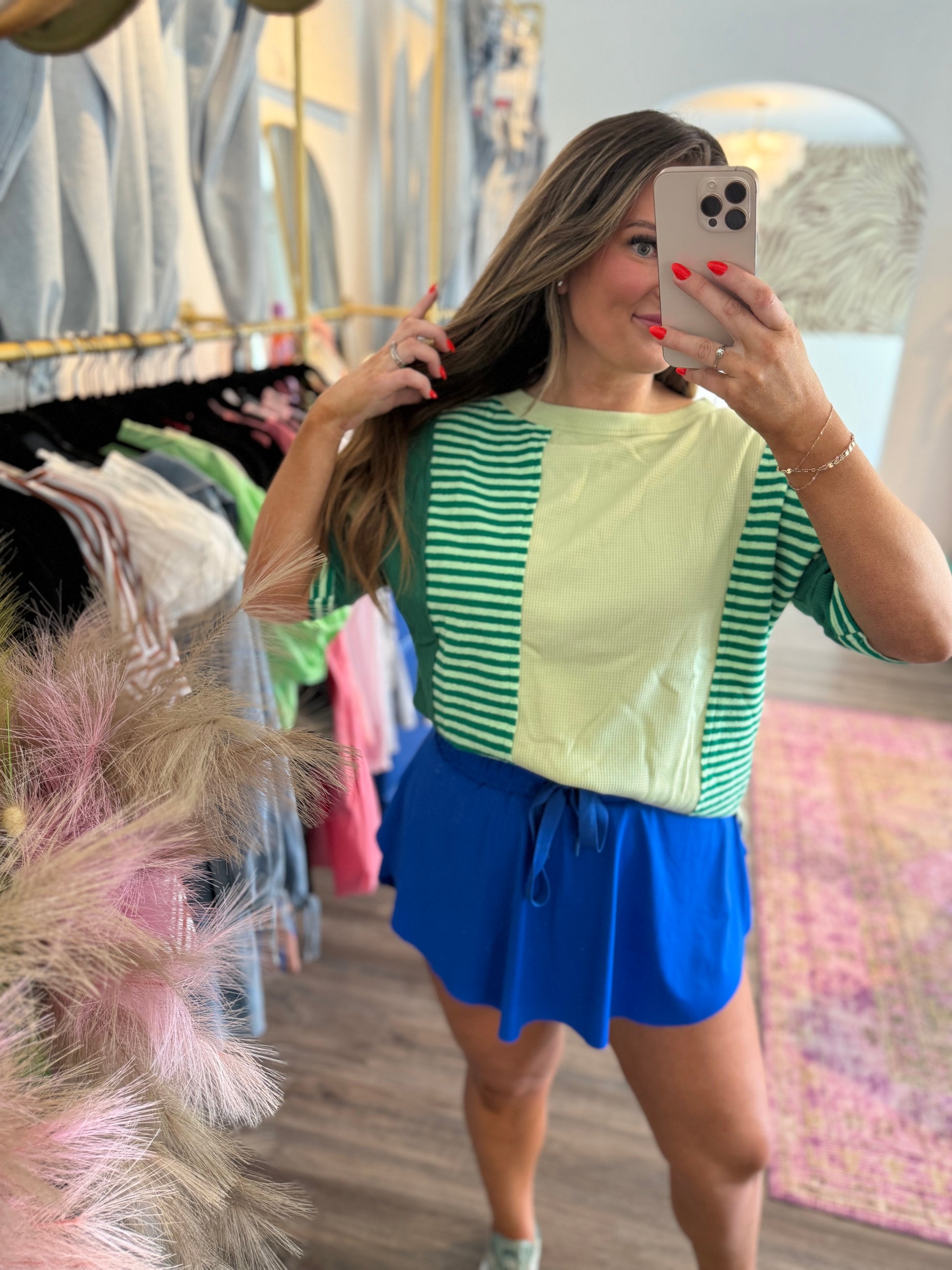 Ariana Top - White Flamingo