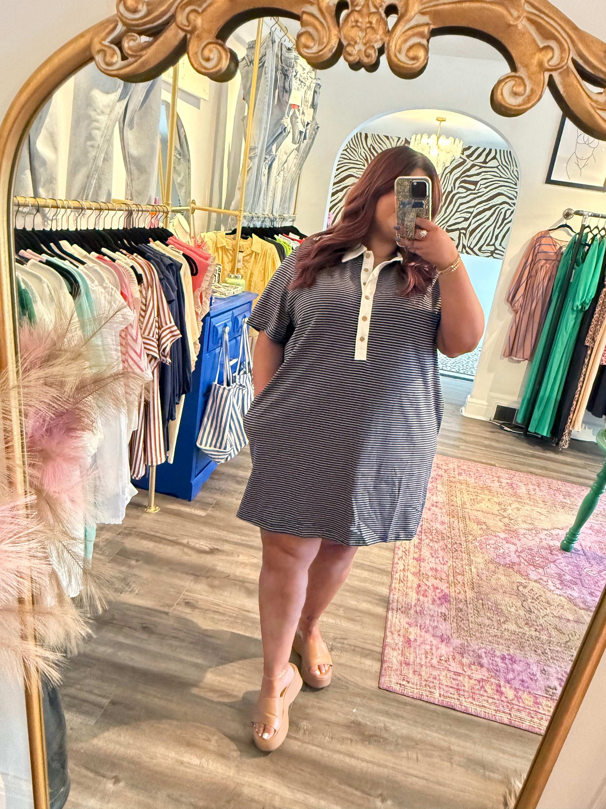 Skyline Navy Dress