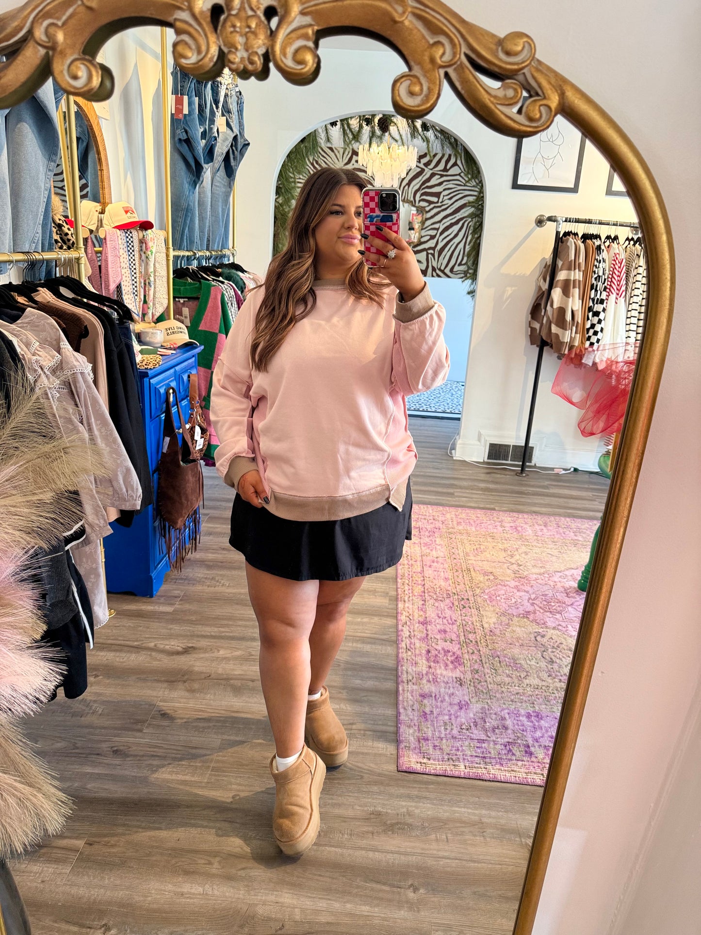 Powder Pink Pullover