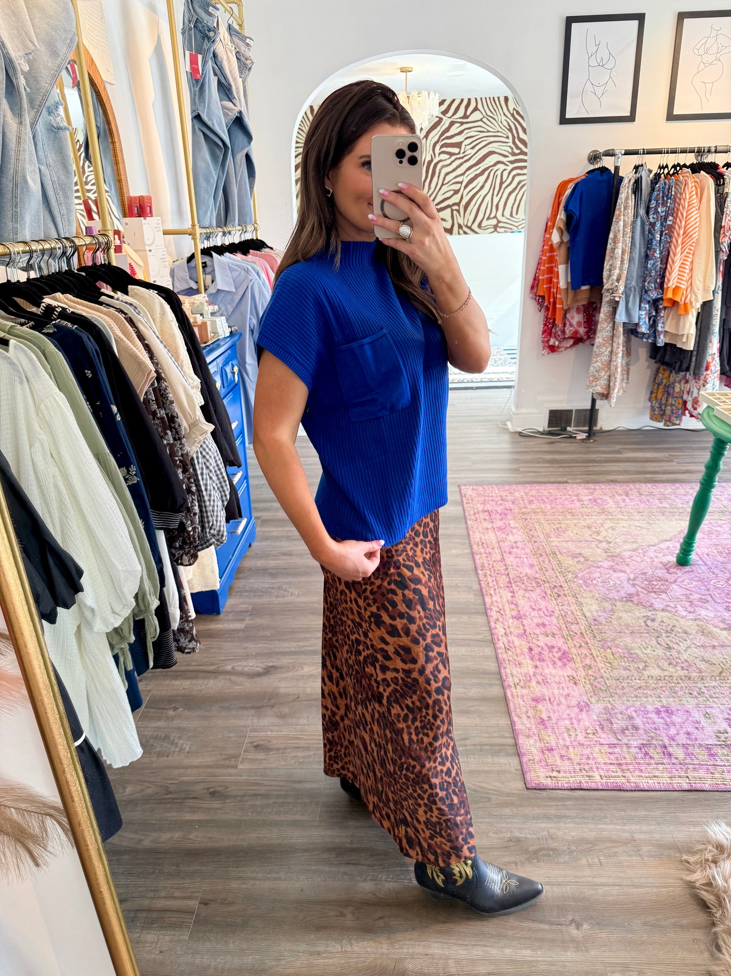 Ginny Top Blue