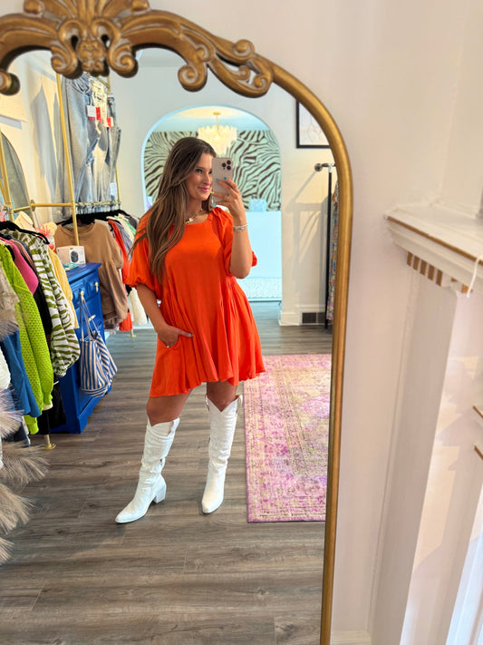 Orange Bellini Dress