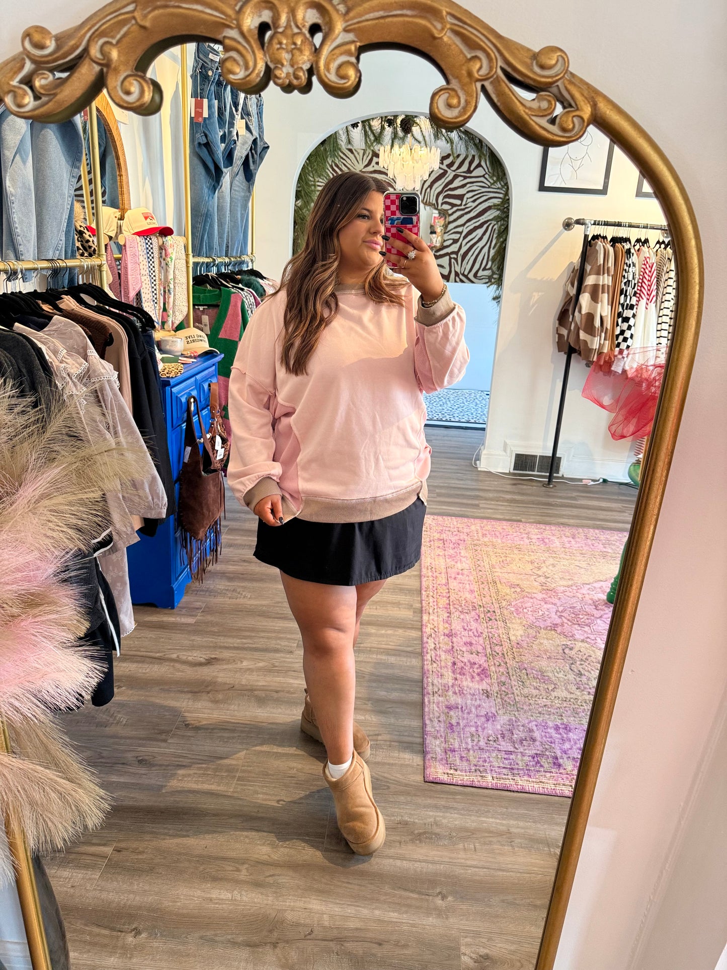 Powder Pink Pullover