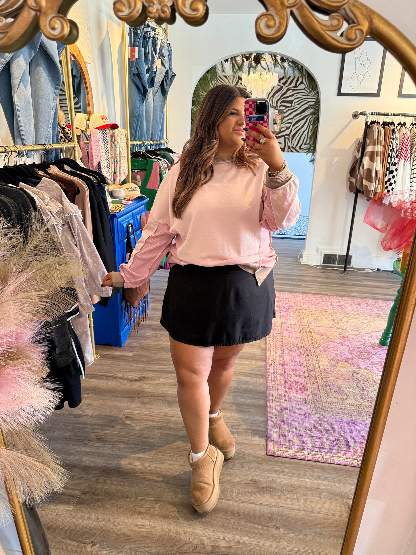 Powder Pink Pullover