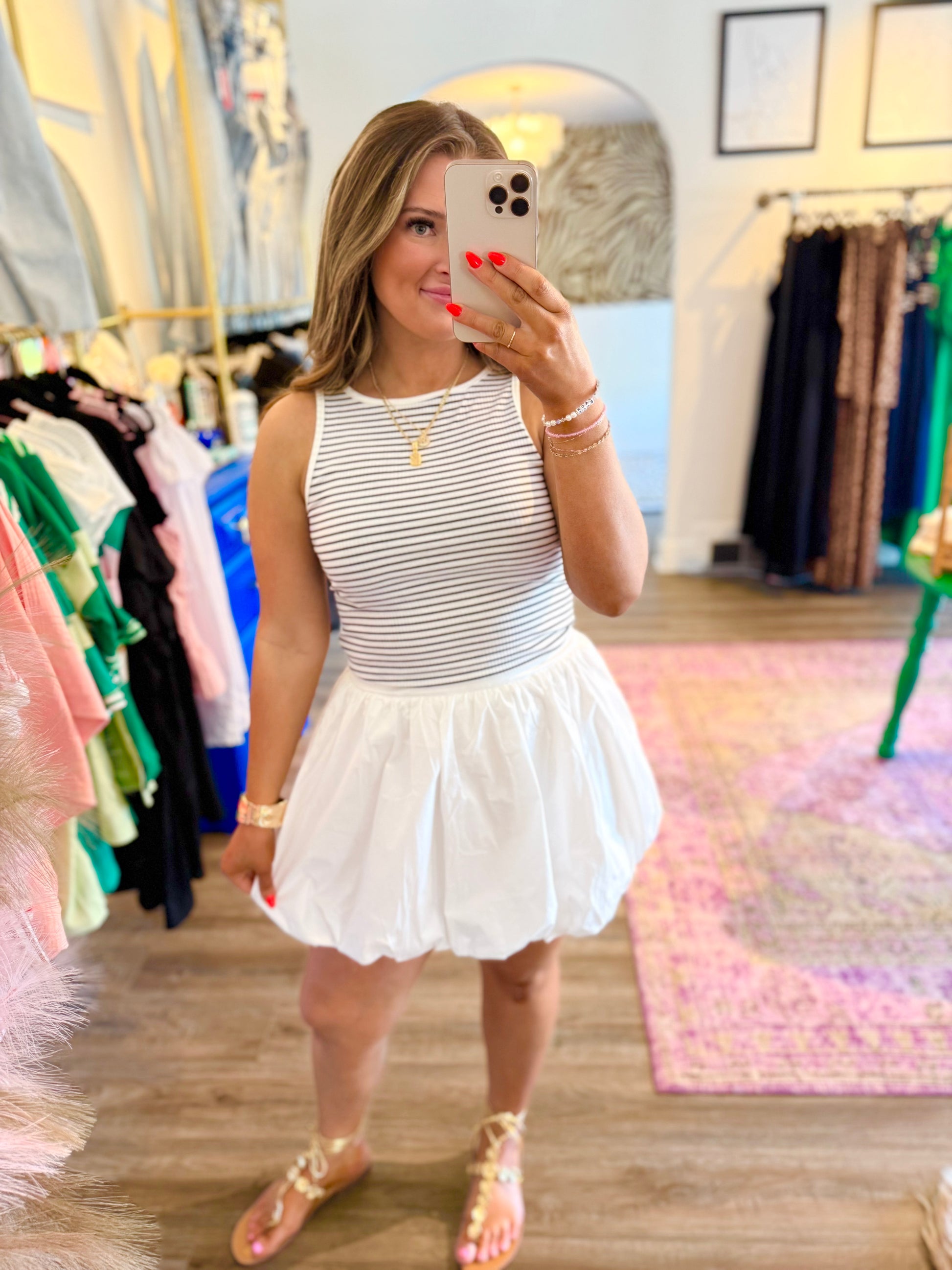 Fantasia White Skirt - White Flamingo