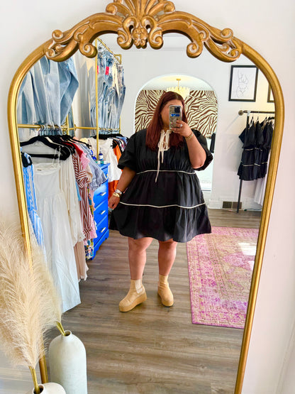 Annie Dress - White Flamingo