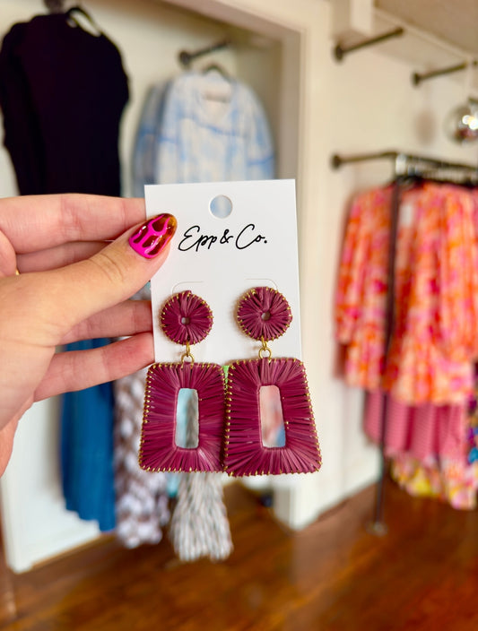 Cabernet Earrings