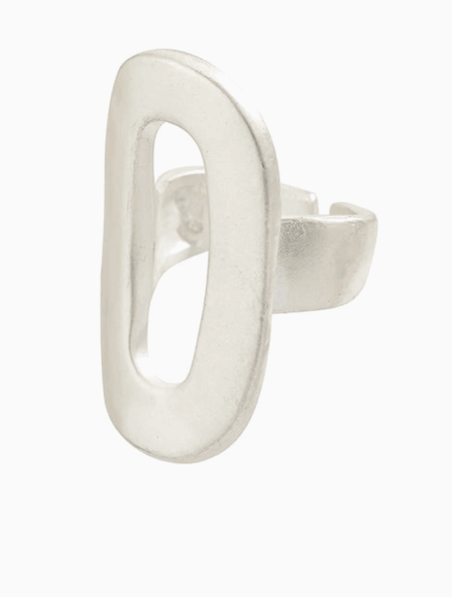 Samuel Ring Silver - White Flamingo