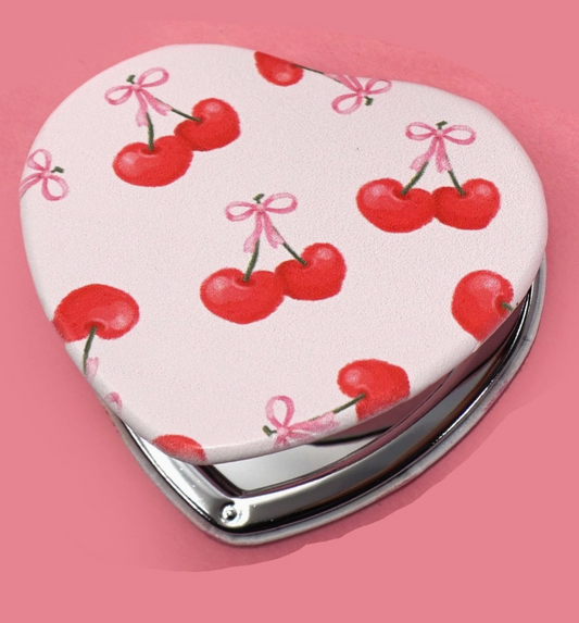 Multi Cherry Compact Mirror