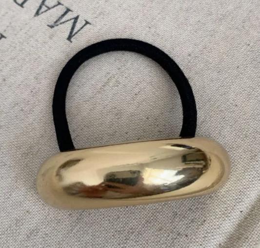 Gold Metal Hair Ties